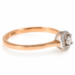 Rose Gold Halo Diamond Ring (1)