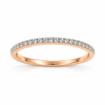 Rose Gold Pavé Diamond Band