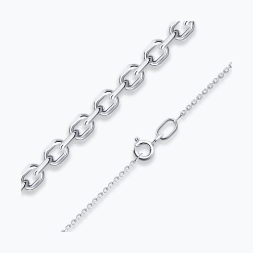 Sidabrinė Anchor pynimo grandinėlė 40 cm