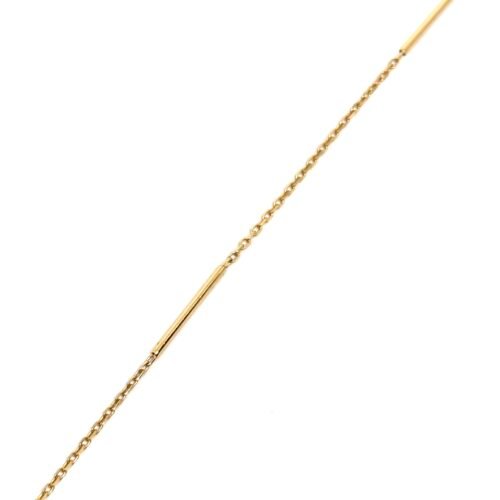 Minimalistinė auksinė apyrankė 17-19 cm