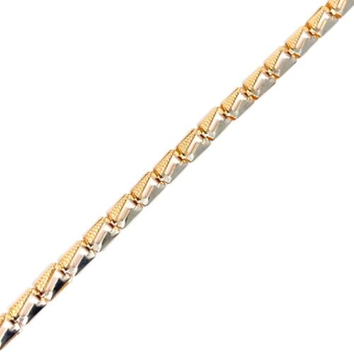 Auksinė unisex apyrankė 18,5 cm