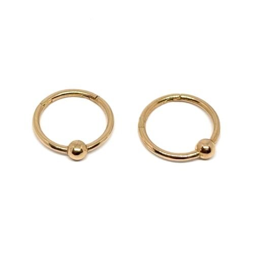 Minimalistinės 12 mm rinkutės su burbuliuku